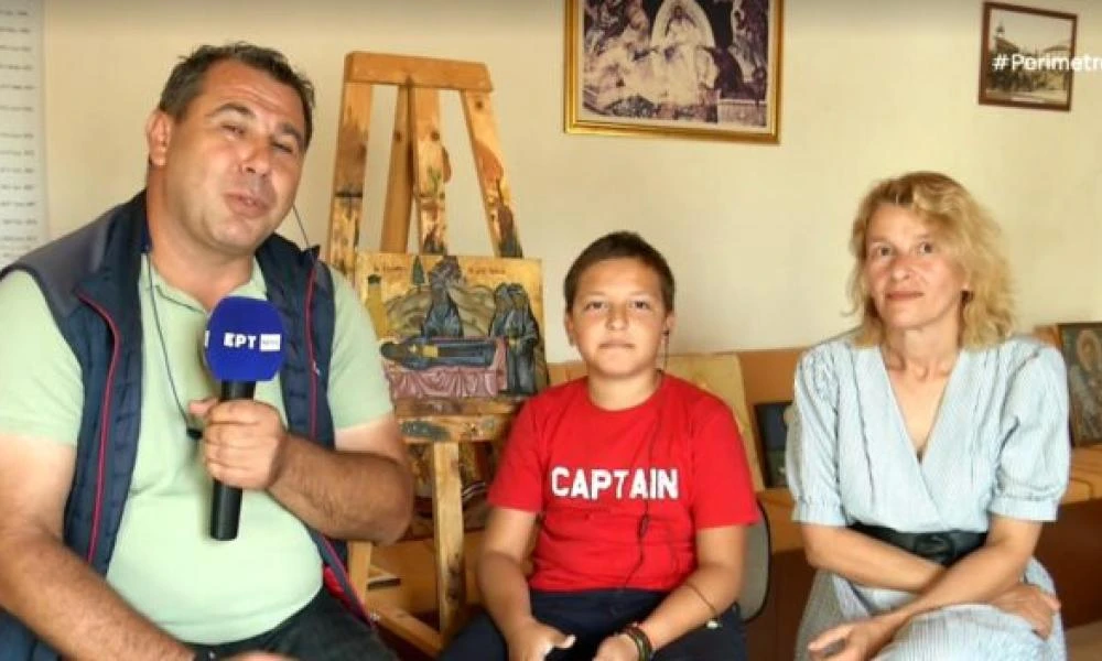 Θεοφάνης Χήτος: Ο 11χρονος αγιογράφος στην Πρέβεζα με περισσότερα από 200 έργα